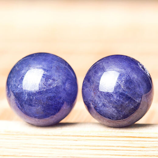 Moshe Tanzanite loose beads, round bead bracelet, DIY beads, Duobao loose beads, crystal bracelet accessories, material cat's eye, tanzanite round beads diameter 8MM/piece