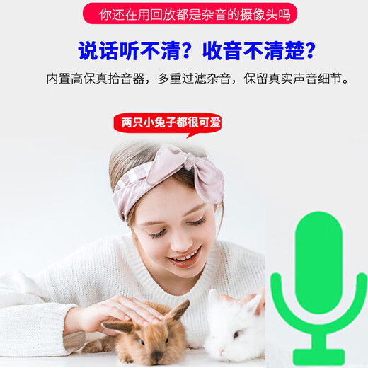 超清4K摄像头家用无线摄线头小巧型监控器wifi夜视手机远程监视孔 续航款4G流量监控+手机远程开关 128G内存(循环保存录像约20天)