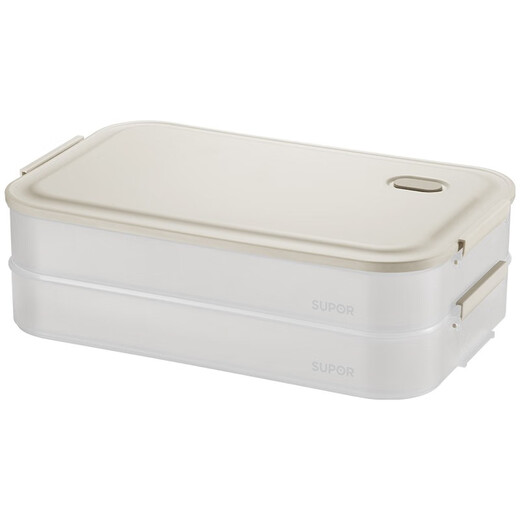 SUPOR food-grade plastic crisper refrigerator storage box dumpling box sealed quick-frozen freezer box dumpling box wonton box multi-functional dumpling box two layers and one lid