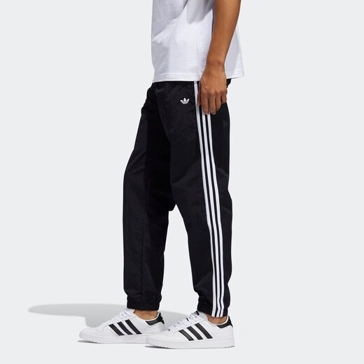 阿迪达斯（adidas） 三叶草男子新款运动裤跑步透气梭织长裤 FM1536 M