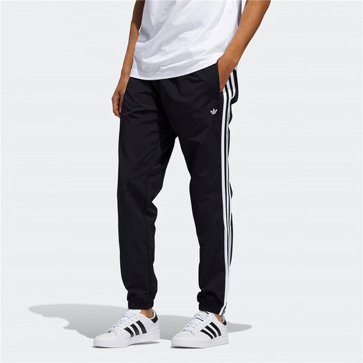 阿迪达斯（adidas） 三叶草男子新款运动裤跑步透气梭织长裤 FM1536 M