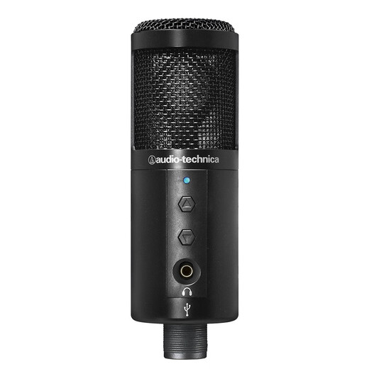 铁三角ATR2500USB 指向性电容USB麦克风电脑轻松连接直播K歌录音配音专业话筒