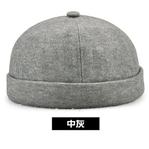 Unterhaltsamer Vermieterhut Männer Frühling und Herbst Melon Skin Hut Herren Vermieterhut Frauen Trendy Marke mittleren Alters und älteren Retro-Hip-Hop-Nobel-Flip-Flip-Feeding Yuppie Hut Wassermelonenhut 13657 Tiefe Messgerät können sich einstellen (56-60 cm)