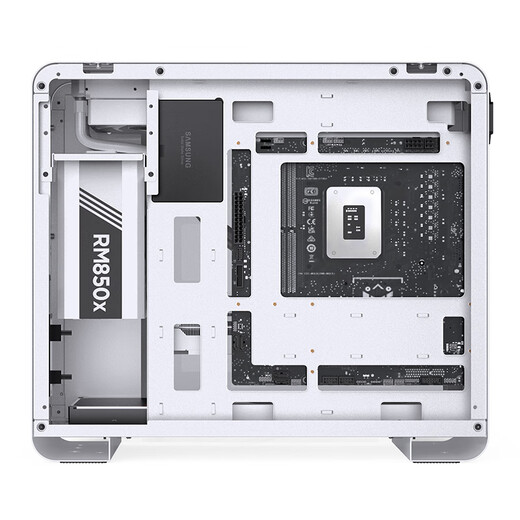 JONSBO U4 Mini white MATX chassis (MATX motherboard/360 cold arrangement/side transparent tempered glass/supports back-plug motherboard/330-420mm graphics card)