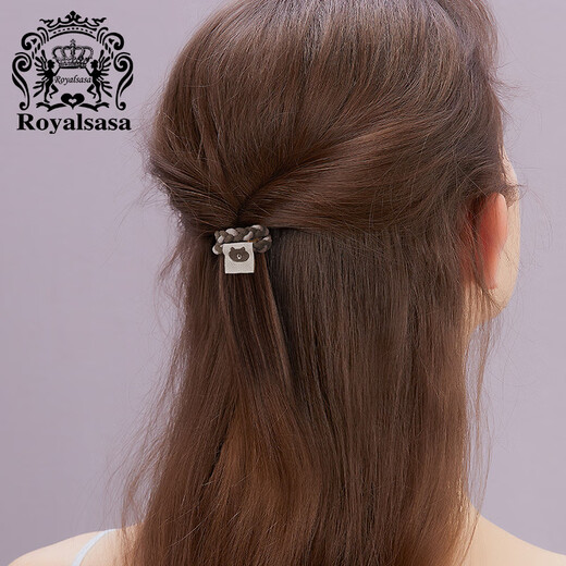 Royal sasa royal salsa hair accessories bear hair rope tied hair rubber band temperament hair ring women's high elastic and durable headband