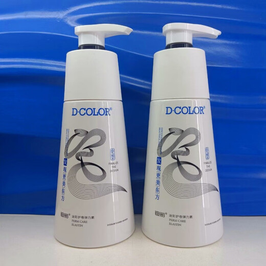 Dicai Elastin Curly Wet Shine Curl Protector Plump Wavy Brushed Curly Hair Styling Moisturizing for Men and Women Curl Protector Elastin 300g (2 Bottles) New Packaging