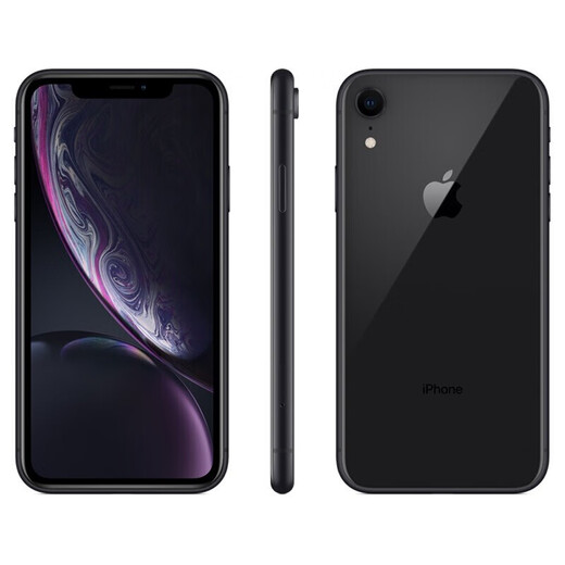 苹果xr Apple iPhone XR 双卡双待  二手手机 面容ID 全面屏 二手苹果XR 黑色 128G全网通 95新