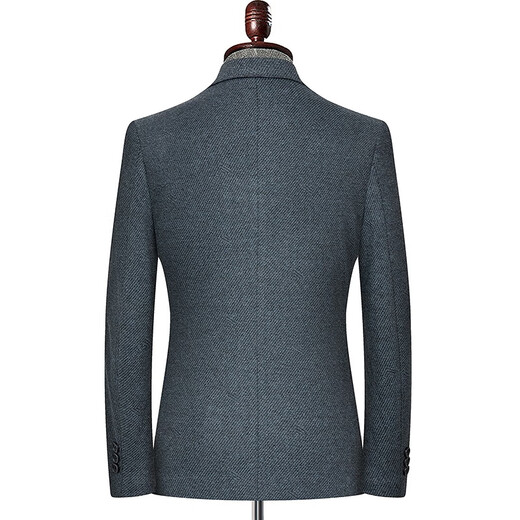 Pierre Cardin high-end wool suit men's jacket autumn and winter new men's business casual small suit men's non-iron single suit men's 2862 style - dark gray 50 175 yards - suitable for weight 125-140 Jin Jin equals 0.5 kg