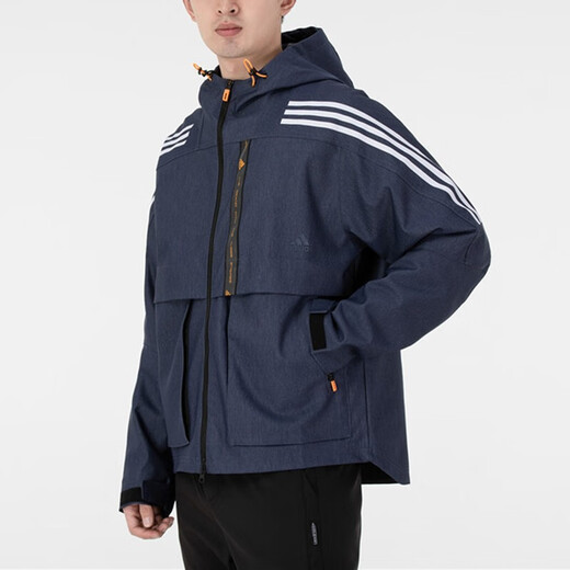 
Adidas jacket men's new sports and casual running hooded woven jacket jacket GT9769 HE9905 XS