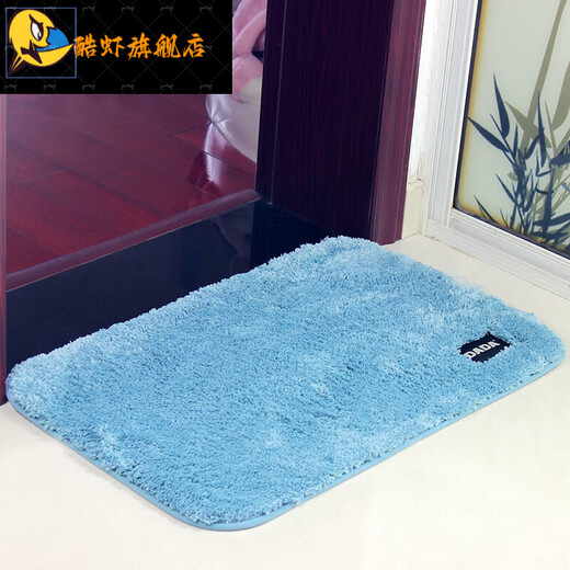 Bathroom foot pad DADA floor mat bathroom entrance soft water absorption anti-slip mat bedroom bathroom white 50X60CM bathroom door entrance