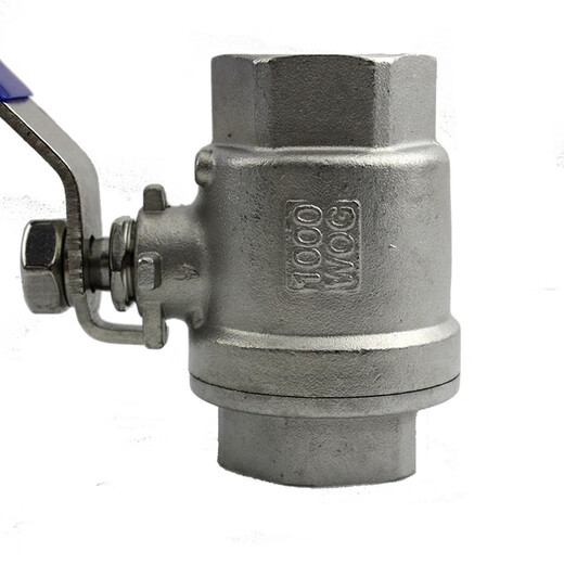 3042PC two-piece ball valve NPT thread internal thread straight thread G stainless steel two-piece Q11F soft seal 304 NPT1/2 DN15 L=55mm 2