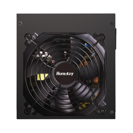 Huntkey JUMPER500S rated 500W computer power supply (active PFC/dual-tube forward/wide voltage/back wiring/intelligent temperature control)