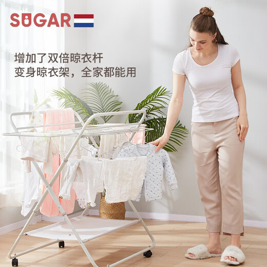 sugarkids婴儿尿布台多功能护理台换洗台折叠抚触台新生宝宝洗澡一体 蓝色护理台