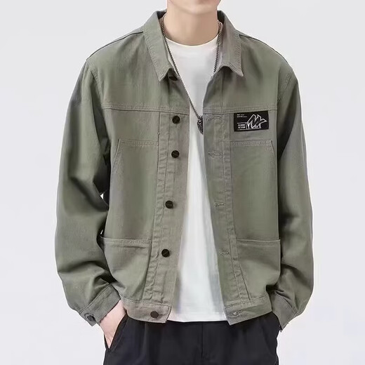 Vancl (Vancl) [Empfohlen von Lei Jun] Jacke für Herren Frühling und Herbst 2024 Neues Hemd Revers Herbst Herren Work Jacket Frühherbst-Kleid Top [Aktualisierte Version] K12806 Black 3xl [vorgeschlagen 155-168jin [Jin Equals Equals]]