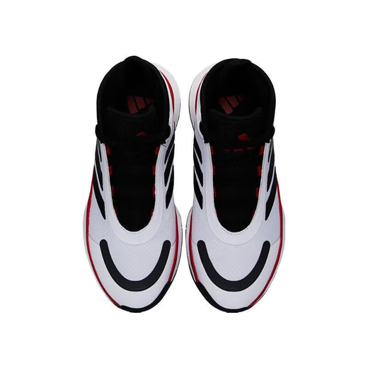 阿迪达斯 （adidas）篮球鞋男鞋夏季新款Bounce Legends减震耐磨透气休闲运动鞋 IE9277 白黑红 40.5