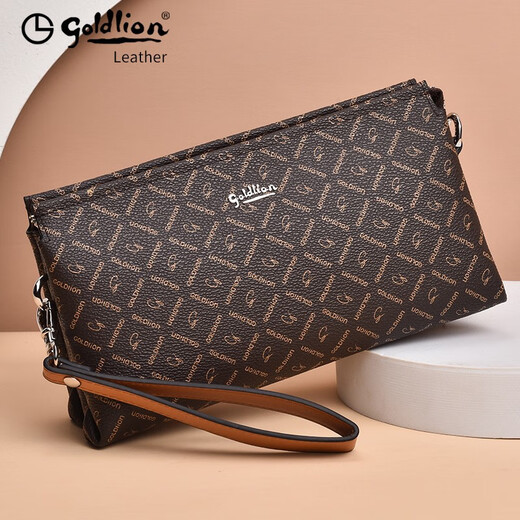 Jinlilai Lady's Clutch Bag 2025 Neue gedruckte Trendhandtasche Vielseitige Mode Frauenbeutel Frauentag Geschenke für alte Farbe [FC503036-1c53]