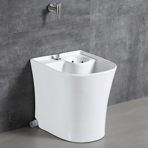 Yuepeng bathroom ceramic mop pool household outdoor courtyard balcony mop pool floor-standing mop pool NK-49 (380*455*430)