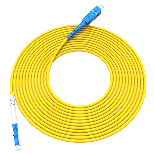 
Nokoxin telecom-grade fiber optic jumper single mode single core SC-SC optical module rack 1/3/5m UPC optical terminal transceiver indoor household pigtail LC-SC single mode single core 1m