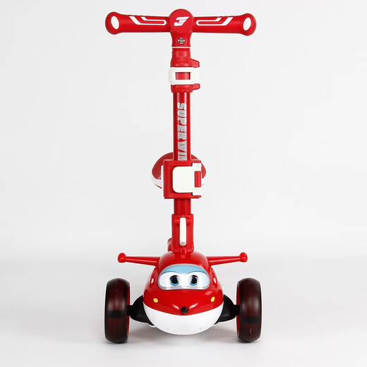 Super Flying Scooter SW-688 LEDI XIAOAI Animation Cartoon Faltbares Flugzeugkopf Kinder-Roller Ledi Hong [mit Sitz + Blitzrad + Anti-Roll]