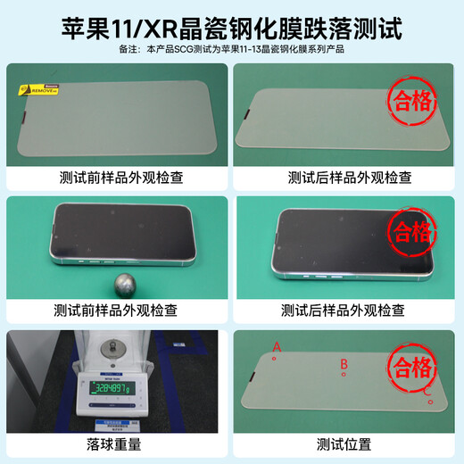 倍思 【强抗指纹】适用苹果11/XR钢化膜 iPhone11手机膜 高清高透保护膜防指纹防摔贴膜前贴膜