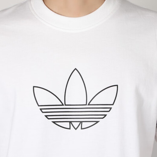 Adidas (Adidas) Clover Men's Clothing 2025 Summer NUEVA ASPERA DE SPORT Moda informal cómodo transpirable Camiseta de manga corta Camiseta Oficial FM3894 XL -58