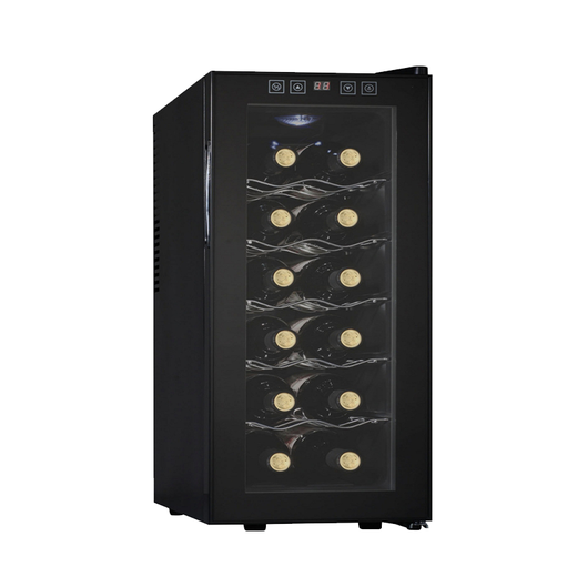 Bacchus wine cabinet thermostatic cabinet electronic temperature control wine cabinet humidification cabinet home living room mini small wine cabinet office refrigerator cabinet fresh cabinet air-cooled frost-free energy-saving small wine cabinet BW-35D3 12-pack 35L