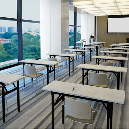 
Xingkai (XINGKAI) [Specialized in Government and Enterprise] Folding table, computer table, outdoor long table, table, home desk, street stall table, BGZ673 White oak pattern single layer 100*40
