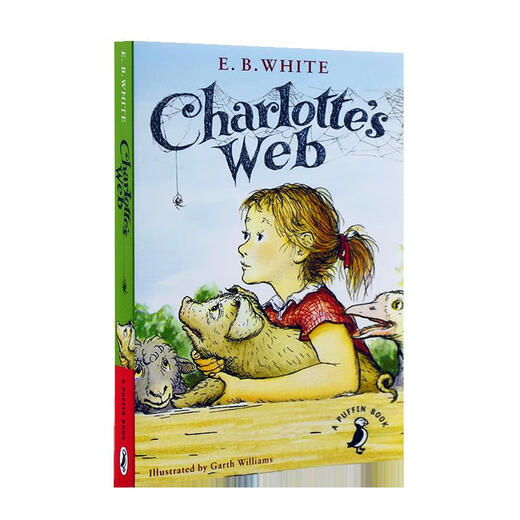 现货 英文原版Charlottes web夏洛的网 夏洛特的网 680L  英语小说书 阅读学习 搭谁动了我的奶酪 儿童文学 纽伯瑞奖 中商原版