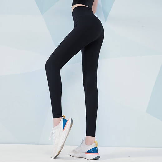Vanstic Yoga-Anzug für Frauen mit Brustpads professionelles Fitnessstudio-Sportanzug schwarzer zweiteiliger TC9214 L (Empfohlen 105-120jin [Jin entspricht 0,5 kg])