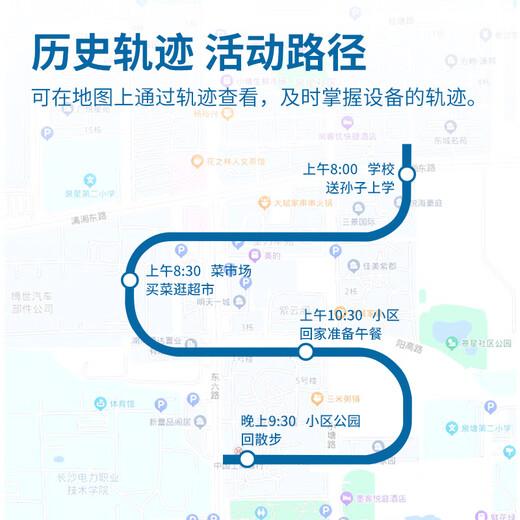 Newman (Newsmy) positioning bracelet GPS locator, watch for the elderly, children and students, anti-lost tracking, two-way call