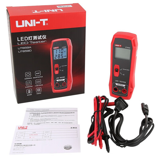 UNI-T LED LAMP TESTER LAMPER KANTE DETECTOR TV-Anzeige Backlight LED-Messung Automatische Polarität Identifikationsschaltung Ein-Aus-Messung UT659A