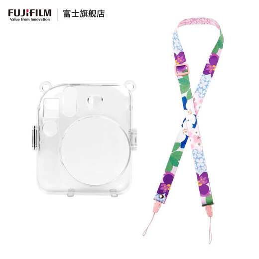 Fuji Fuji FUJIFILM instax mini7+ 11 12 Polaroid crystal case protective case mini12 crystal case protective case official standard