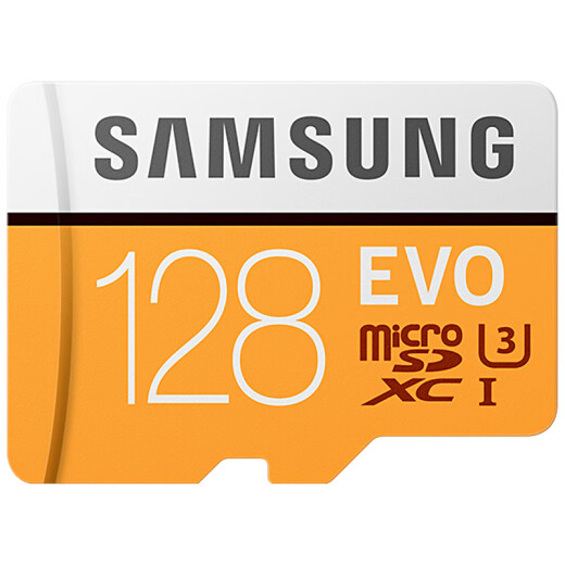 Samsung (SAMSUNG) 128GBTF (MicroSD) memory card U34KEVO upgraded version high-speed memory card mobile phone tablet expansion card reading speed 100MB/s