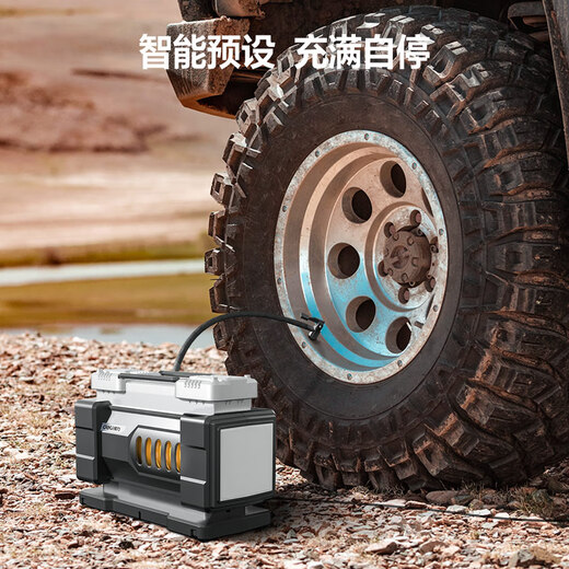 Deli dual-cylinder car wired air pump tank dual 30-cylinder pro available high-power air pump Xiaomi YU7 tire
