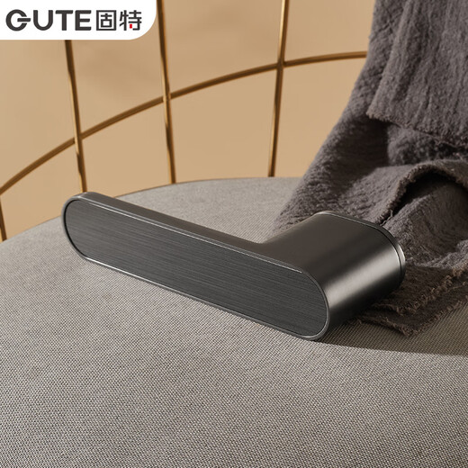 Puerta de succión magnética de interior gute Bastón de puerta minimalista Puerta silenciosa Puerta ecológica de madera Lock Mecánico 9708 Gray (succión magnética) Clave transitiva