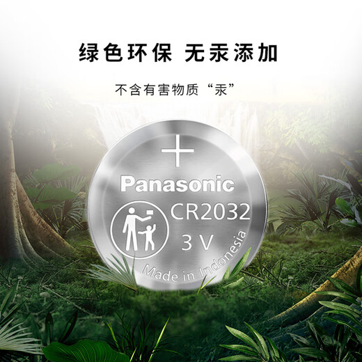 Panasonic car key battery set CR2032 two pieces + disassembly and assembly tools suitable for Audi car remote control A6L A4L 8 3 Q5L Q7 Q3 Q2