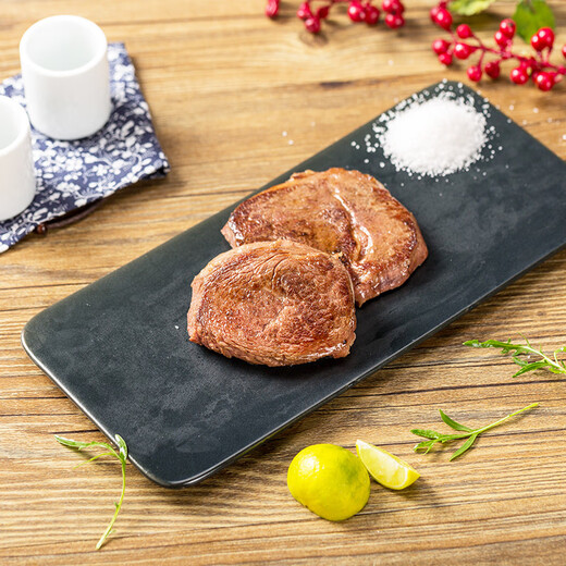 天谱乐食澳洲和牛M3/4日式原切牛排200g（2片) 谷饲360天嫩肩小米龙牛肉