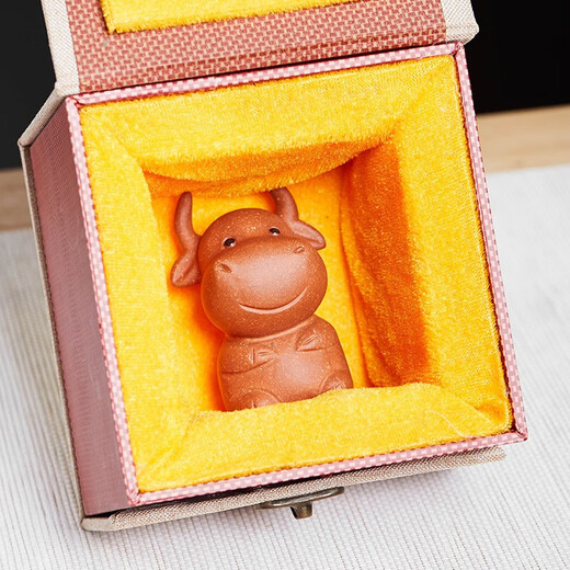 Zun Pot Zisha Tea Pet Cute Cow Treasure Boutique Can Keep Tea Set Accessories Tea Ceremony Tea Table Ornaments Tea Pet Cute Cow