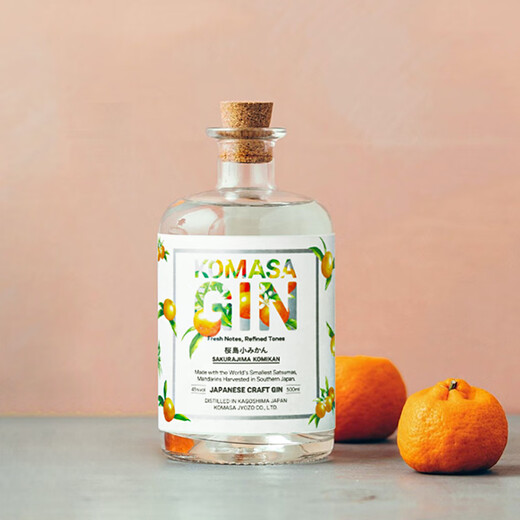 Kanosuke Komatsu Flavour orange Gin fait à la main 500 ml Komasa Craft Gin Kanosuke Original importé du Japon Saveuille orange 500 ml 1 bouteille