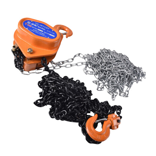 Weida hand chain hoist inverted chain manual crane pulley chain 5T*6M