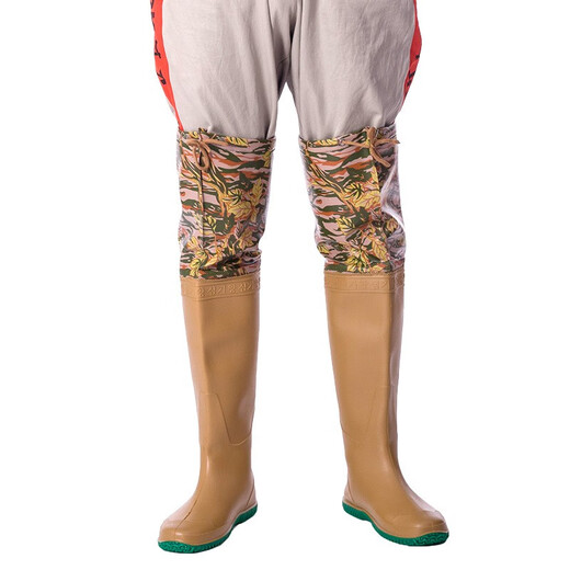 MIJIEPEI (Mijiepei) Boots de pluie hommes et femmes chaussures d'eau de mer ultra-élevée à tube d'eau Boots de pluie usurent les chaussures d'eau résistantes aux chaussures de greffe non glissées 106 [60 cm de haut] 40