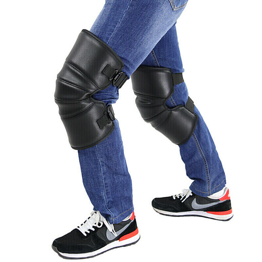 Cavalry company (cavalry) winter riding motorcycle knee pads electric vehicle warm leg guards for men and women windproof and cold protection equipment short style