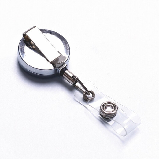 Kafus Outdoor Caravan Schnalle lächelndes Gesicht Voller Eisen Metall Teleskop Schnalle Arbeitszertifikat Kartenhalter Arzt Krankenschwester Taillenkarte Zugangshalter Halter Abzeichen Zinklegierung Easy-Pull-Schnalle Lanyard Custom Tropf Gummi tropftropfen Plastik