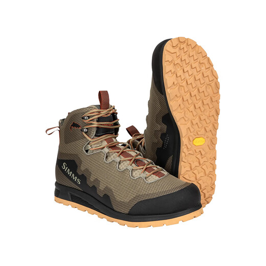 SIMMS wading shoes Luya outdoor fishing comfortable wading boots non-slip men's water shoes special G4 Guide FLYWEIGHT light wading shoes brown 41