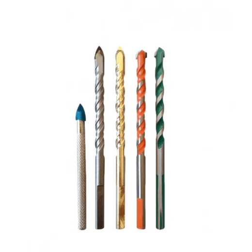 Tile glass ceramic drill bit Overlord diamond marble carbide twist triangle drill hand electric drill drill bit black 6mm