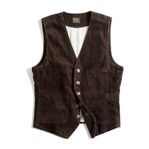 MADEN WORKINGS AMERICAN Retro Hunting Gest Coururoy Vest Amei Kaji Veste de style britannique