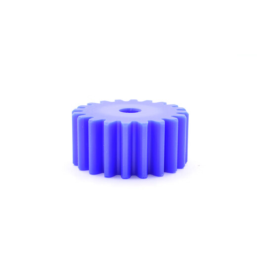 Customized blue nylon gear 2 modules 12 teeth-100 teeth plastic spur gear mechanical transmission cylindrical straight blue flat nylon 2 modules 14 teeth