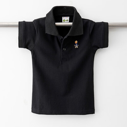 Jungen T-Shirt Kurzärärmelte Kinder-Sommer-Revers-Polo-Hemd Kinderkleidung 2024 neuer Stil mit mittlerem Stil mit mittlerem Kinderbaby halbärmelig.