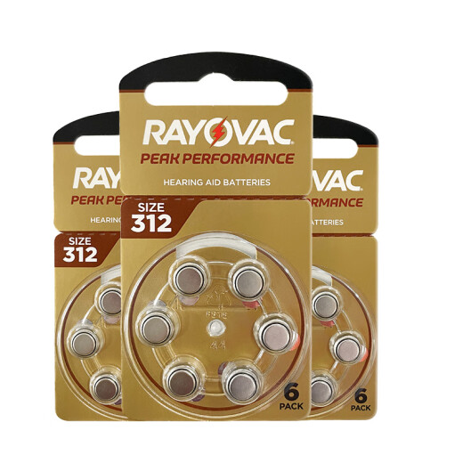 XIWANBORETWAY Peak Ayuring Battery A13A10 Botón A312 Electronic A675 Zinc Air Original Peak 13 [5 placas 30 piezas]
