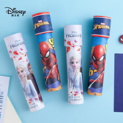 Disney (Disney) Children's Magic Kaleidoscope Princess Paper Pristine Parent-child Nostalgic Toys Science Experiment Girl Toys Frozen Series Pink DM24931F2